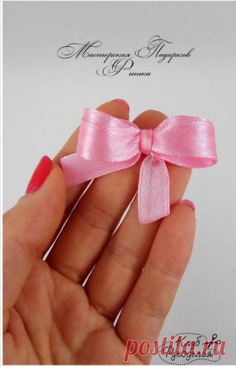 Как красиво и аккуратно завязать бантик из атласной ленты