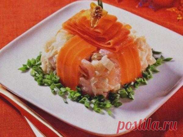Салат с кальмарами и креветками рецепт с фото