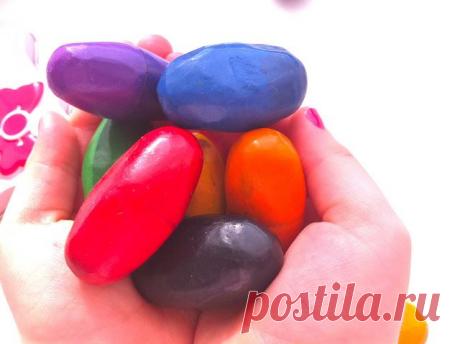 Новые восковые мелки из остатков старых - Ярмарка Мастеров - ручная работа, handmade