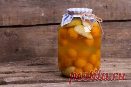 Компот из абрикосов и груш на зиму