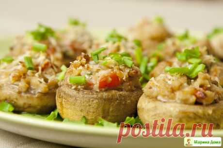 Фаршированные шампиньоны - новая начинка » Вкусные рецепты у Марины дома