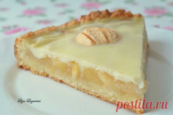 Заливной яблочный пирог "Яблонька"