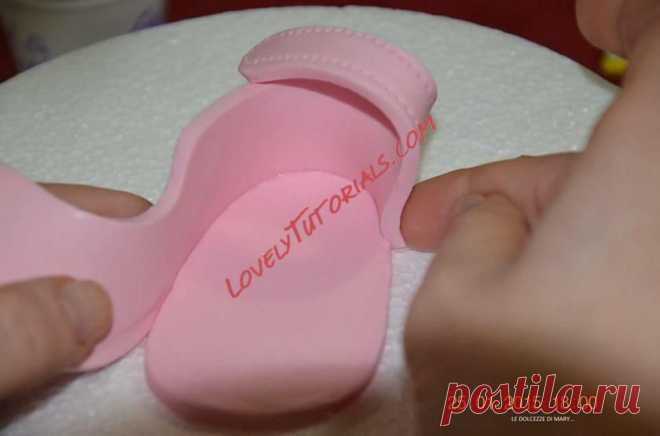 детские сандалики, пинетки, туфельки, сапожки, трафареты|gumpaste baby shoes tutorials,baby booties,templates - Страница 10 - Мастер-классы по украшению тортов Cake Decorating Tutorials (How To's) Tortas Paso a Paso