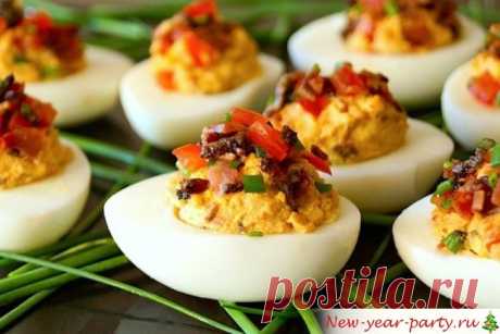 Вкусные фаршированные яйца