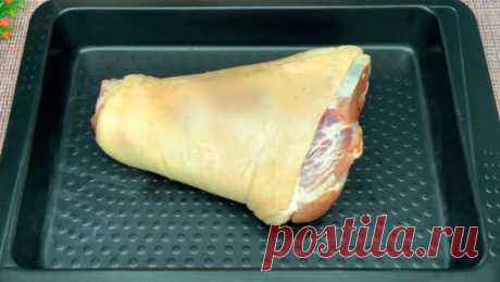 Овощи на гарнир можно взять на свой вкус. Обязательно запекайте в пакете, так рулька и овощи дают много сока и противень остаётся чистой😉 Все…