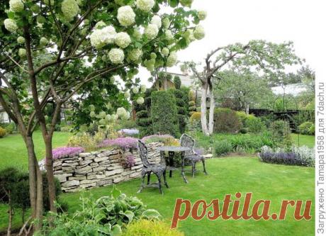 Альпинарий делает ландшафт живописнее