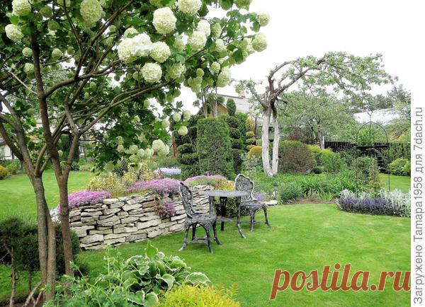 Альпинарий делает ландшафт живописнее