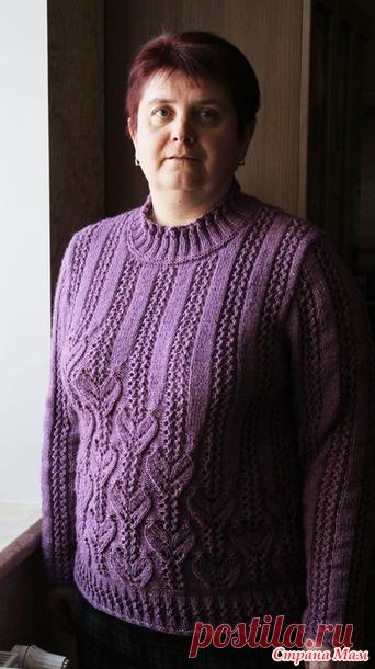 . Свитер спицами по японским схемам - Вязание - Страна Мам