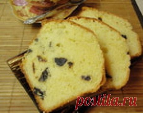 восхитительный творожный кекс с черносливом