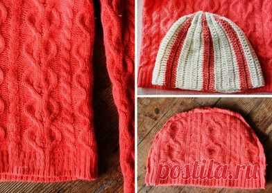 8 теплых и уютных вещей из старого свитера