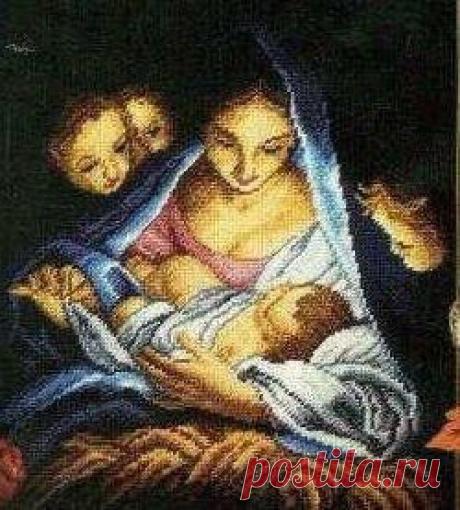Схема вышивки «Рождение Христа» - Схемы автора «shorohova-alena» - Вышивка крестом