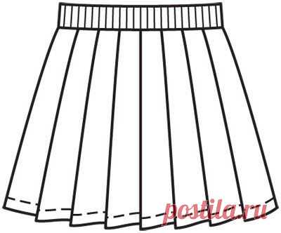 Юбка в складку для школьницы | sewstudio.ru