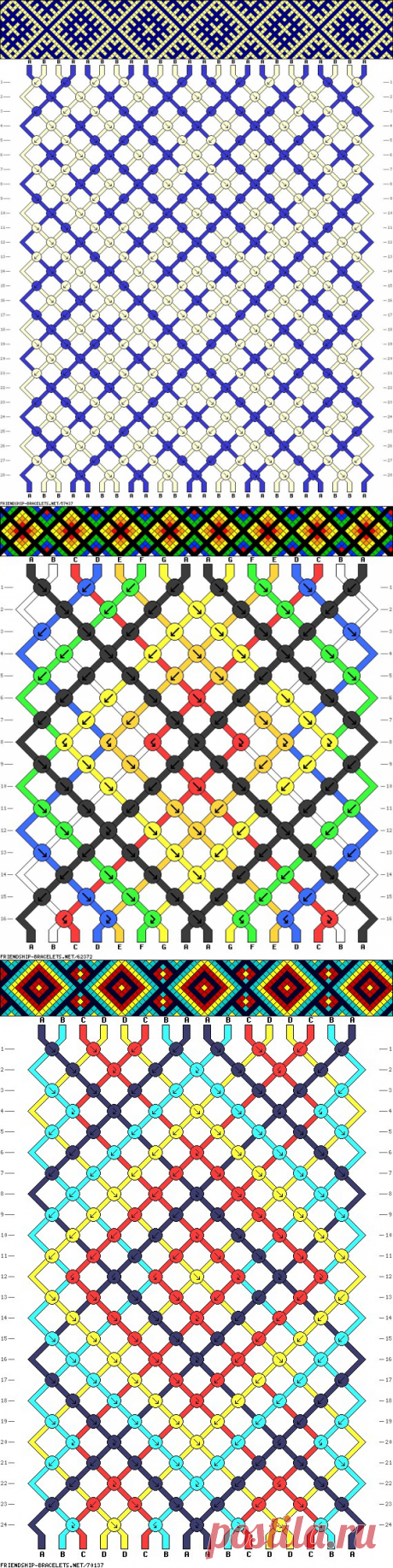 Схемы для фенечек