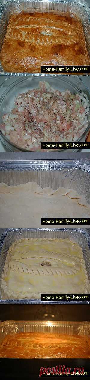 Кулинарные рецепты Пирог с курицей &raquo; Кулинарные рецепты