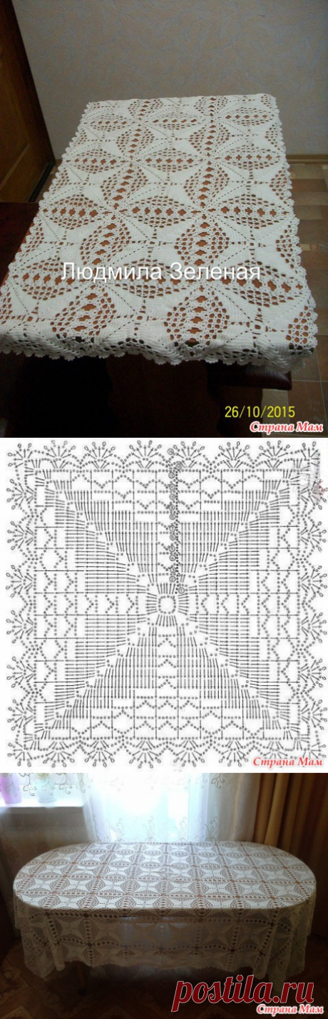 Скатерть на кухню!!! - Вязание - Страна Мам