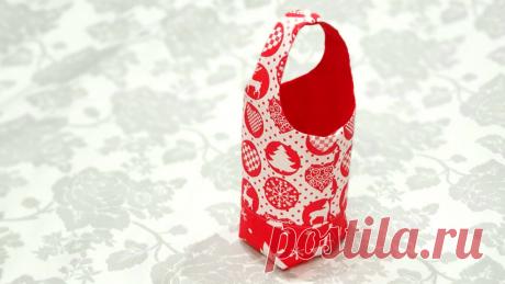Мастер-класс "Сумочка с одной ручкой" как для подарка, так и для хранения | DIY | Дом Семьи Самоделкиных | Яндекс Дзен