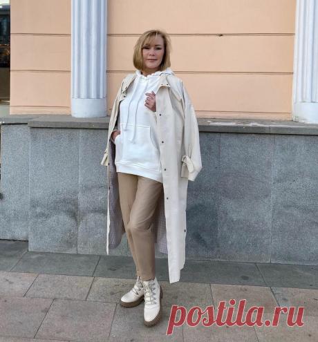 Стильные образы без каблуков для женщин 50+: 10 практичных идей на осень | Рекомендательная система Пульс Mail.ru