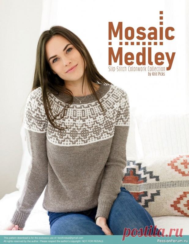 Вязаные проекты в книге «Mosaic Medley» | Журналы