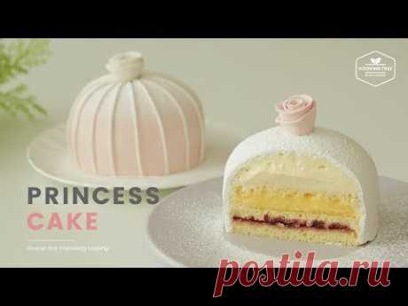 프린세스 케이크 만들기 : Swedish Princess Cake Recipe : プリンセスケーキ | Cooking tree