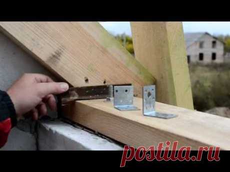 Крепление стропил к мауэрлату - Строй Гуру