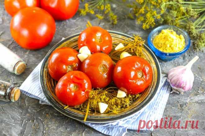 Квашу помидоры с сахаром, хреном и чесноком. Таких вкусных вы еще не пробовали