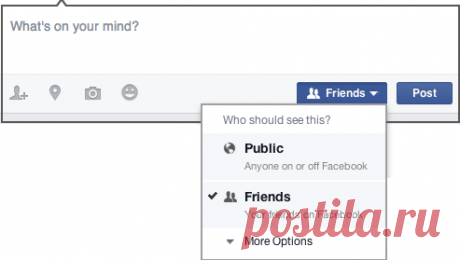 Как задать аудиторию публикуемых материалов? | Справочный центр Facebook