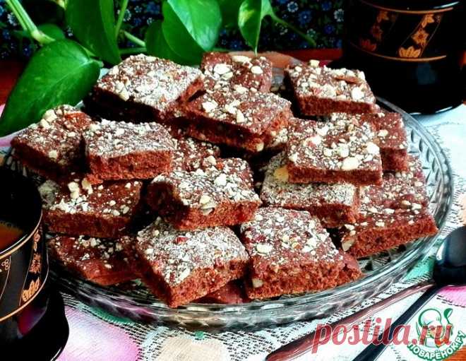 Постное печенье с какао и миндалём – кулинарный рецепт