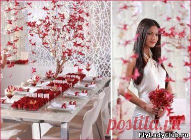 Свадьба в красно – белом стиле в День всех влюблённых | Реактивные домохозяйки
