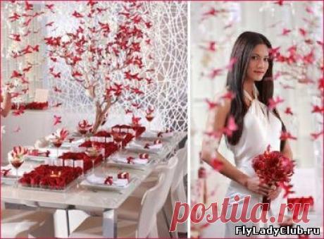 Свадьба в красно – белом стиле в День всех влюблённых | Реактивные домохозяйки
