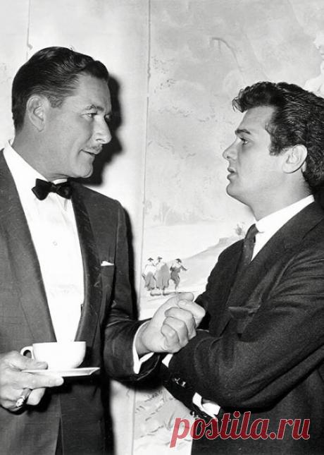 Эррол Флинн и Тони Кёртис