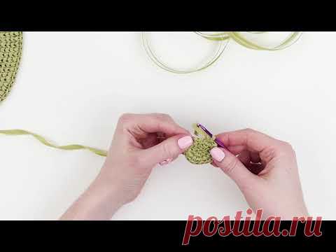 Как связать сумку из рафии. Смотри видеоурок 🤗