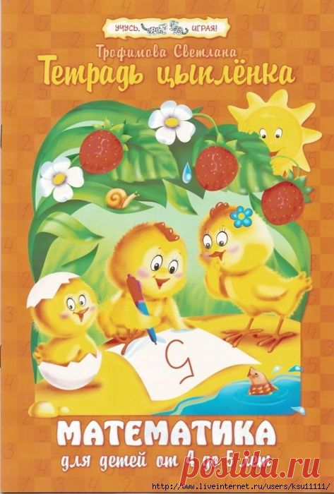Тетрадь цыпленка. Математика 4-5лет