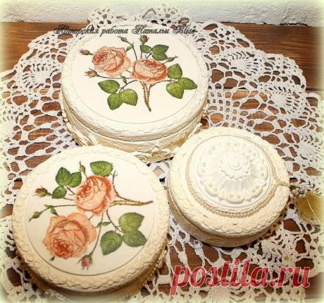 Шкатулка &quot;Свадебный торт&quot; Наталья Bliss