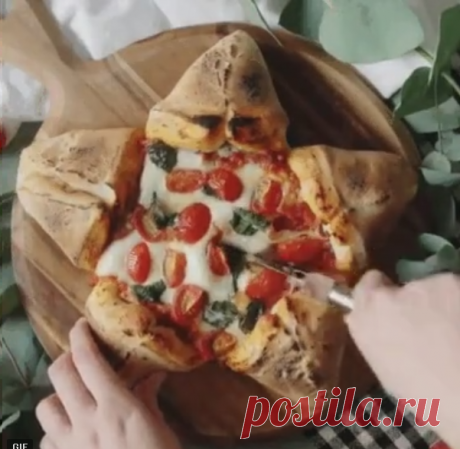 Красивая и сытная пицца 
А что самое главное - ОЧЕНЬ ПРОСТАЯ