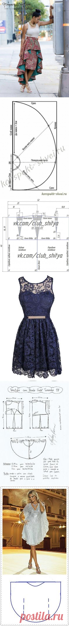 (5) Hi low skirt topper | ПЛАТЬЯ, САРАФАНЫ, ЮБКИ --Шью сама