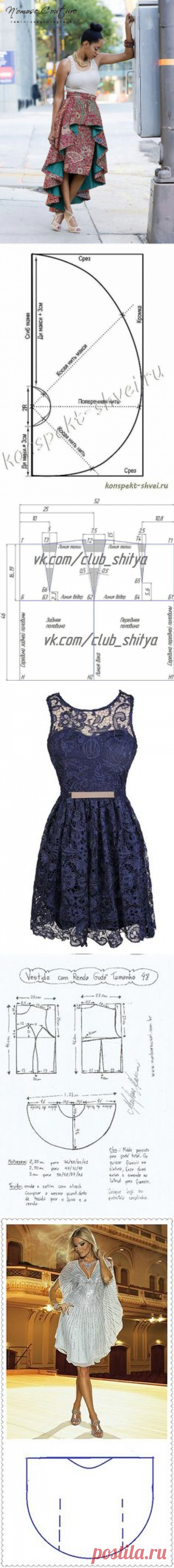 (5) Hi low skirt topper | ПЛАТЬЯ, САРАФАНЫ, ЮБКИ --Шью сама