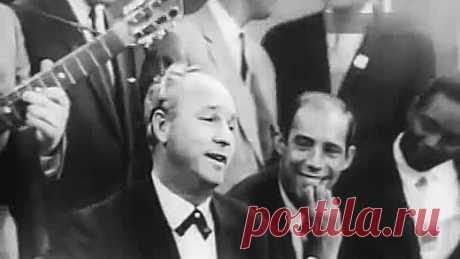 Редкая запись исполнения песни вживую. Николай Рыбников Улица родная, 1956г