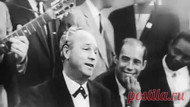 Редкая запись исполнения песни вживую. Николай Рыбников Улица родная, 1956г