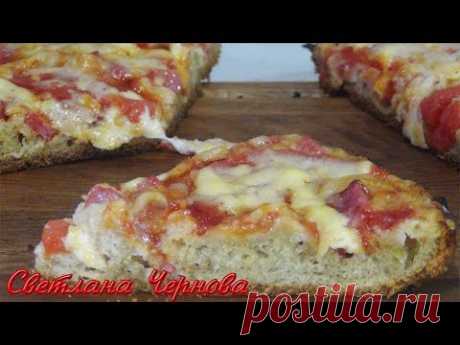 Пицца на Сковороде. Быстрый и Простой Рецепт/Pizza in a Frying