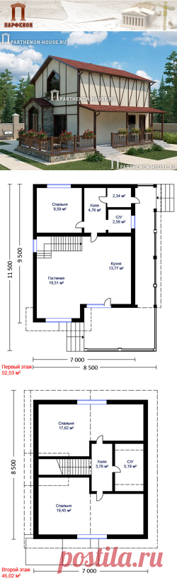 Проект небольшого дома из газобетона НД 98-6

Площадь общая: 98,60 кв.м. 

Технология и конструкция: строительство дома из газобетона.
Фундамент: монолитная ж/б плита.
Стены: газоблоки 375 мм.
Междуэтажное перекрытие: монолитное ж/б.
Кровля: покрытие - металлочерепица.