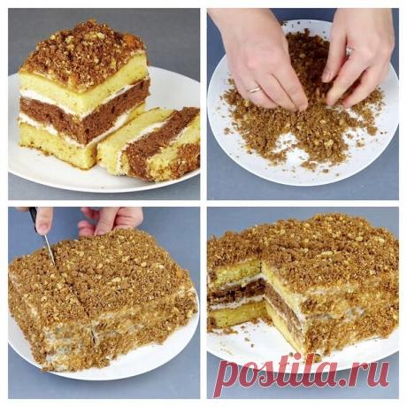 Торт со сгущенкой всего за 30 минут
Такой домашний, мягкий и очень вкусный тортик можно пробовать уже через полчаса. Приготовить его сможет кто угодно – здесь не нужен миксер и специальные принадлежности, и без особых кулинарных навыков можно обойтись.
Рецепт на сайте: https://gotovchik.ru/tort-so-sgushhenkoj-vsego-za-30-minut.html?utm_source=vipec&utm_campaign=desserts