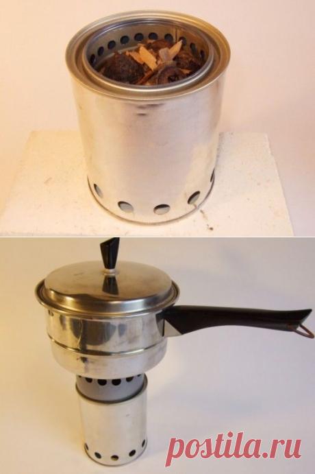 Как сделать лёгкую и эффективную дровяную печку для походов - Лайфхакер