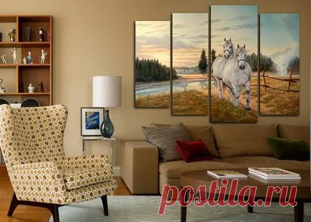 Модульные картины “Животные” - фото и цены модульных картин с животными | Kartina-Rus