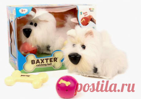 Для ваших детей! Известный мировой производитель &quot;IMC Toys&quot; (Испания) выпускает высокотехнологичные игрушки для детей любого возраста. Собака Бакстер очень подвижная и активная: виляет хвостиком, издает около 20 звуков (лает, повизгивает, скулит, сопит, фыркает, чихает и т.д.).Интернет - магазин &quot;Bobber&quot; на od68.ru Работает в двух игровых режимах: бросьте мяч, щенок найдет его и принесет хозяину. Т
