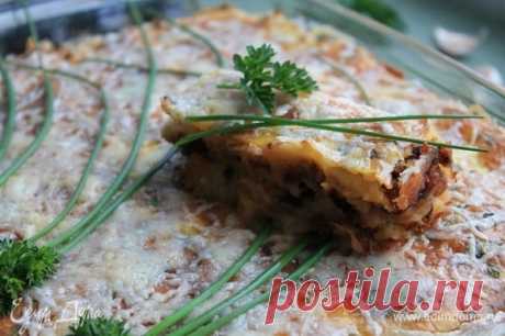 Картофельная запеканка с мясом, фасолью и аппетитной СССсырной корочкой