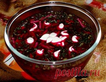 Рецепты холодных борщей (МНОГОооооооооооооо)