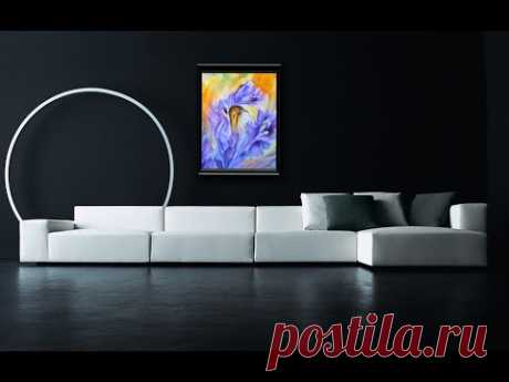 ИНТЕРЬЕРНАЯ КАРТИНА акварелью. Рисуем АРТ легко и быстро.