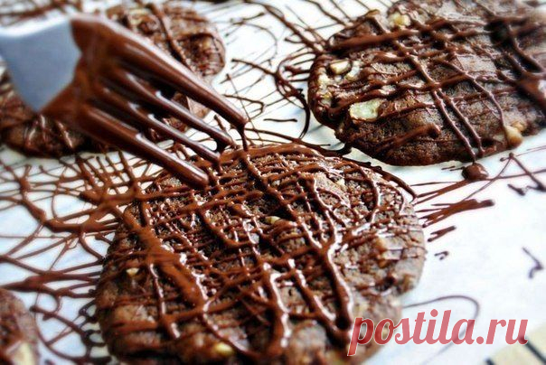 Прекрасные шоколадные печенюшки
