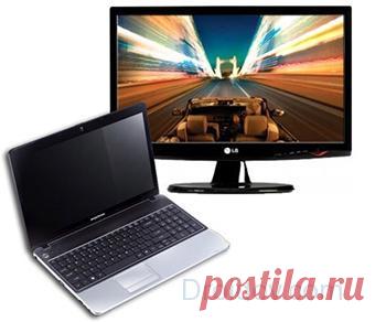 Как вывести изображение с ноутбука на телевизор Инструкция и все способы, как подключить ноутбук к телевизору - проводом через HDMI, DVI, VGA, без проводов по Wi-Fi или USB-адаптер, Apple TV.