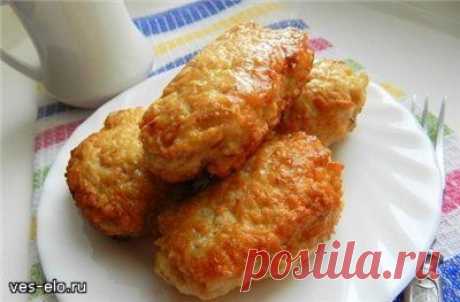 Супер пышные котлеты из куриного фарша с овсяными.